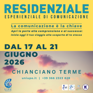 Locandina evento di comunicazione umana interattiva