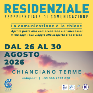 L'immagine illsutra una cielo con delle nuvole rosa come copertina per il residenziale UPE di Agosto 2026